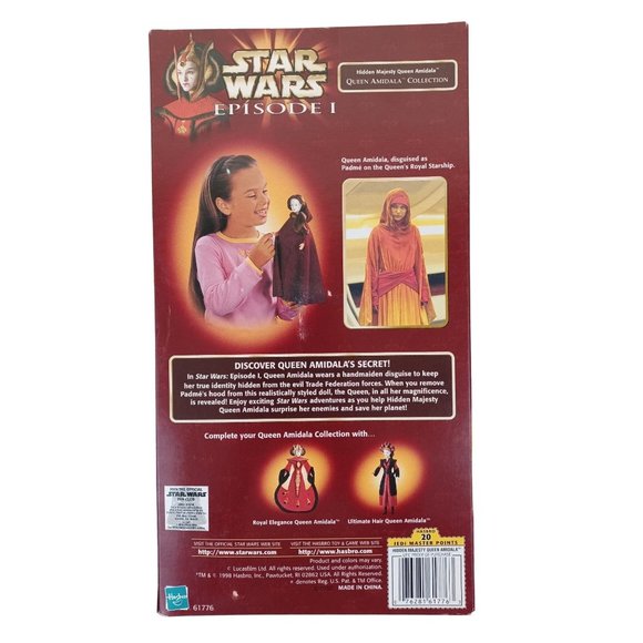 1998 NIB New Star Wars Episode I Queen Amadala Coll 12" Action Figure Hasbro - Picture 3 of 5